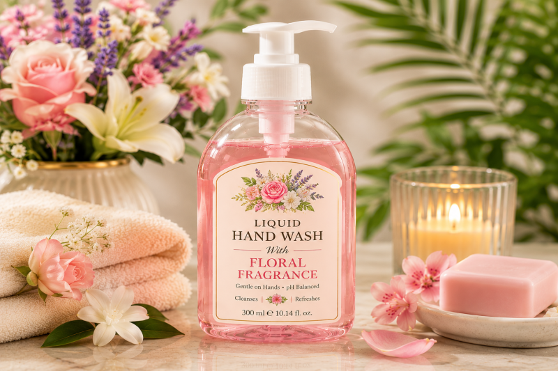 Liquid Hand Wash With Floral Fragrance