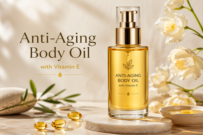 Anti-Aging Body Oil with Vitamin E