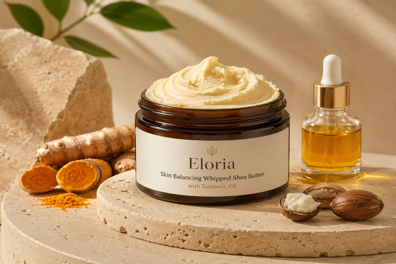 Eloria Skin Balancing Whipped Shea Butter with Turmeric Oil