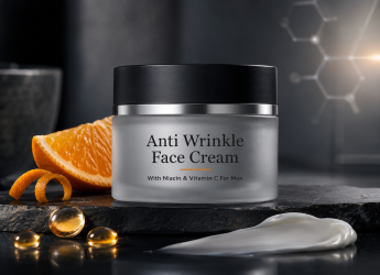 Anti Wrinkle Face Cream With Niacin & Vitamin C For Men