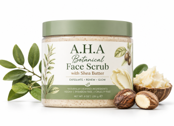 A.H.A Botanical Face Scrub with Shea Butter