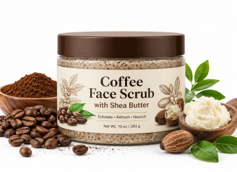 Coffee Face Scrub with Shea Butter