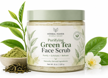 Purifying Green Tea Face Scrub