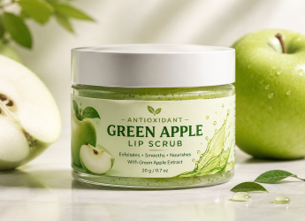 Antioxidant Green Apple Lip Scrub