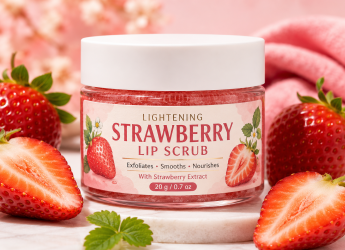 Lightening Strawberry Lip Scrub