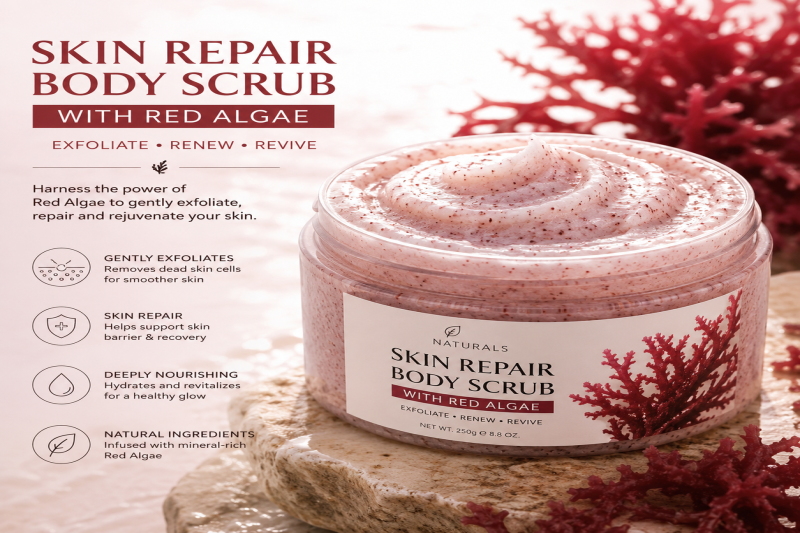 Skin Repair Body Scrub With Red Algae