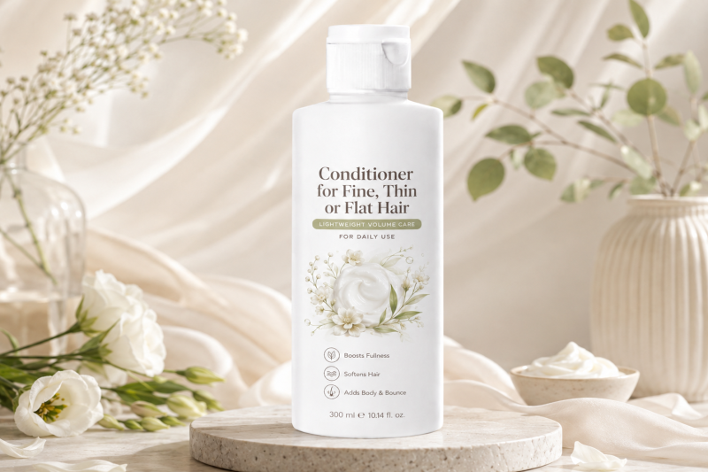 Conditioner for Fine, Thin or Flat hair – Private Label Manufacturing