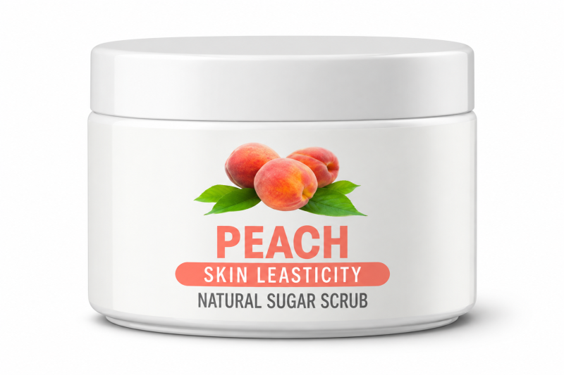 Private Label Sugar Scrub, Sugar Scrub Contract Manufacturing, Contract Manufacturer Peach Sugar Scrub, OEM Peach Sugar Scrub, Custom Peach Sugar Scrub