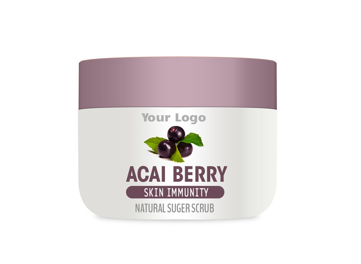 Private Label Acai Berry Body Scrub